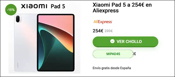 La nueva tablet más barata de Xiaomi se queda a precio mínimo en  por  después de su lanzamiento