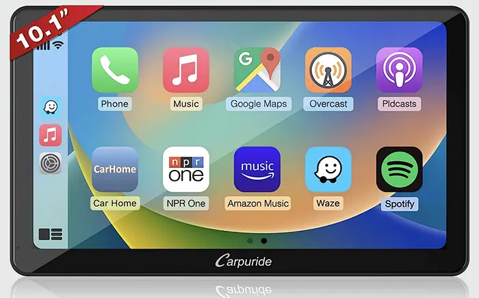 Carpuride W903 Apple Carplay inalámbrico portátil y Android Auto