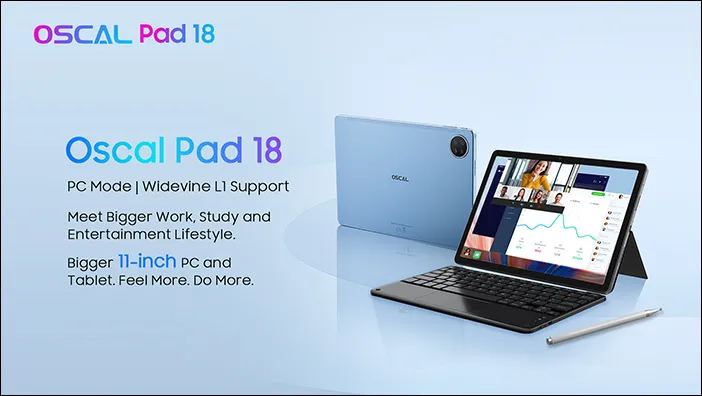 Oscal Pad 18 Se Prepara Para Su Lanzamiento: PC y tablet de 11 pulgadas,  batería de 8800mAh, hasta 24GB de RAM y Android 13 - HTCMania